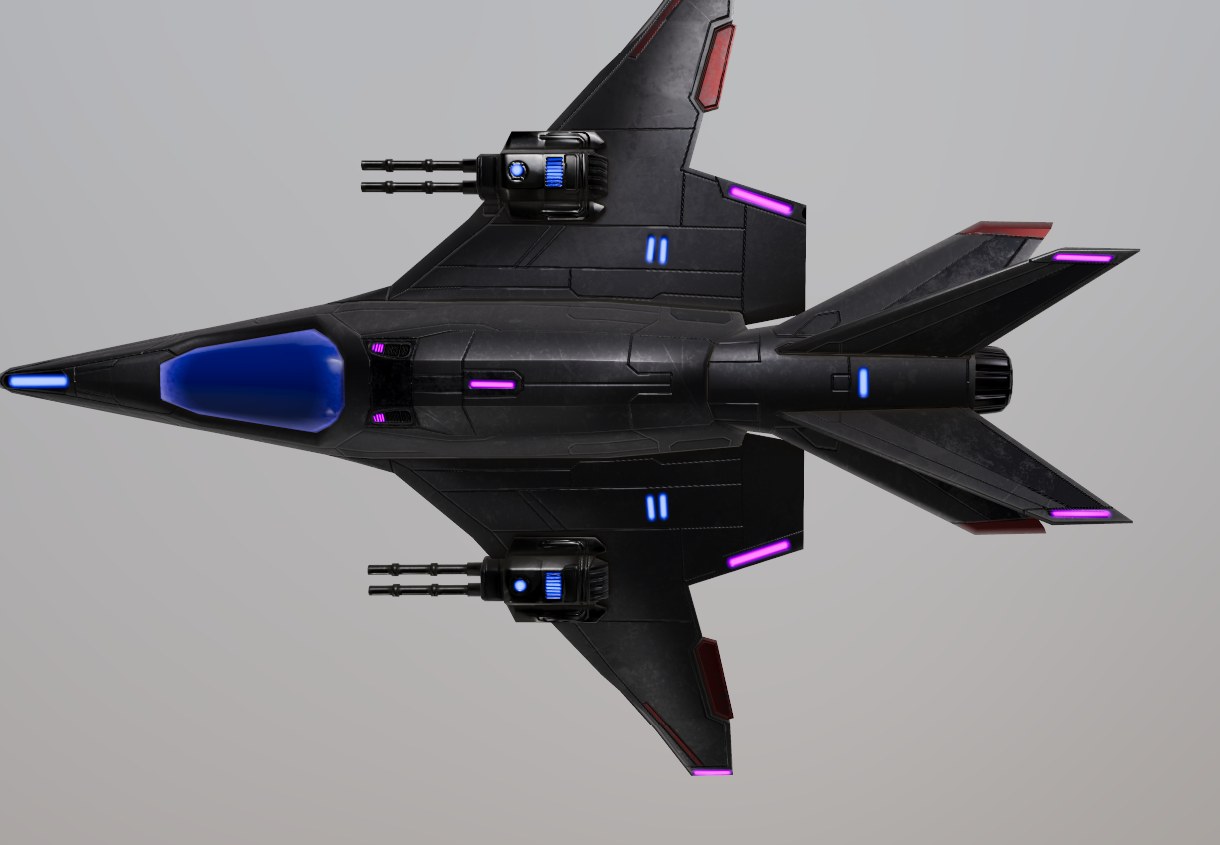 Player spacecraft model